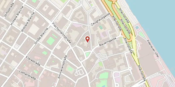 Karte der Umgebung von Mitternachtsgasse 3a, 55116 Mainz