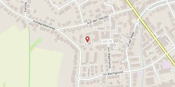 Karte der Umgebung von Hohegrabenweg 44, 40667 Meerbusch