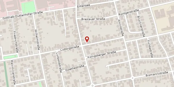 Karte der Umgebung von Uthmannstraße 1, 67454 Haßloch