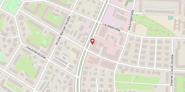 Karte der Umgebung von Bertolt-Brecht-Allee 22, 01309 Dresden