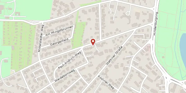 Karte der Umgebung von Leopoldsweg 11, 61348 Bad Homburg