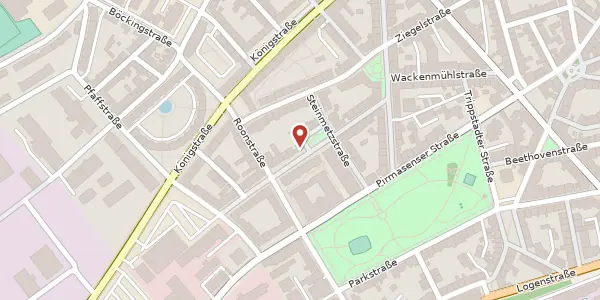 Karte der Umgebung von Albertstraße 24, 67655 Kaiserslautern