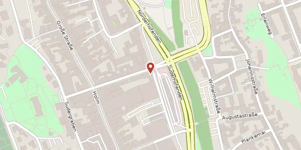 Karte der Umgebung von Rathausstraße 1, 24937 Flensburg