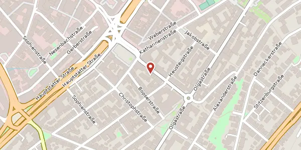 Karte der Umgebung von Wilhelmstraße 4, 70182 Stuttgart
