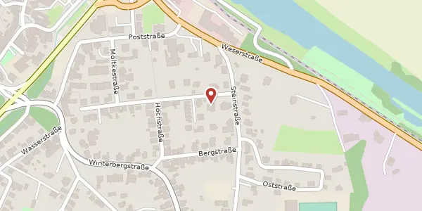 Karte der Umgebung von Südfeldstr. 4, 32602 Vlotho