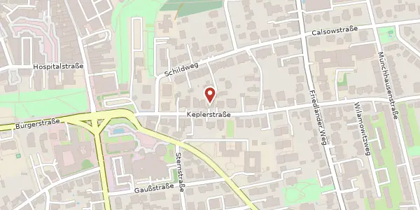 Karte der Umgebung von Keplerstraße 5, 37085 Göttingen
