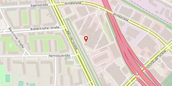 Karte der Umgebung von Wittestraße 30 K, 13509 Berlin