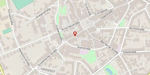 Karte der Umgebung von Düsseldorfer Str. 21, 40878 Ratingen