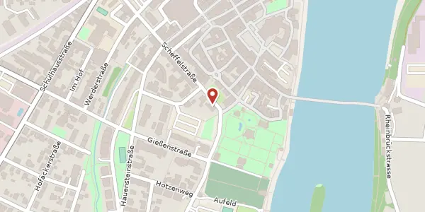 Karte der Umgebung von Scheffelstraße 3, 79713 Bad Säckingen
