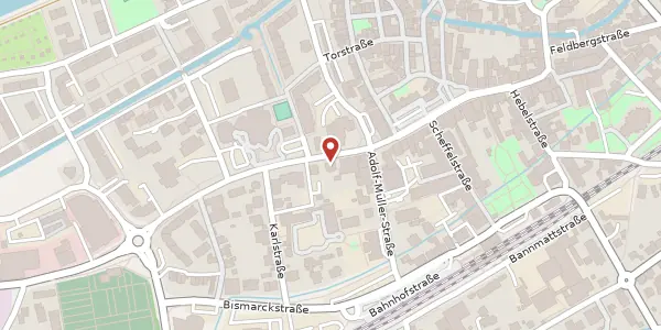 Karte der Umgebung von Hauptstraße 22, 79650 Schopfheim