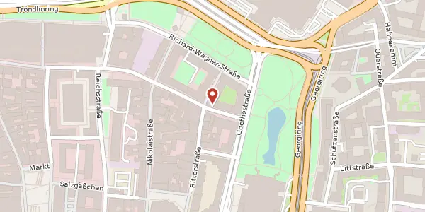 Karte der Umgebung von Brühl 67, 04109 Leipzig