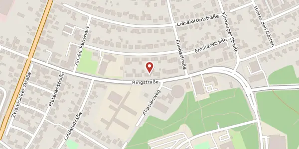 Karte der Umgebung von Ringstraße 45, 66424 Homburg