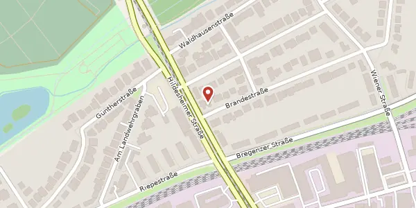 Karte der Umgebung von Brandestraße 3, 30519 Hannover
