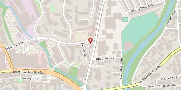 Karte der Umgebung von Neugablonzer Str. 17, 87600 Kaufbeuren
