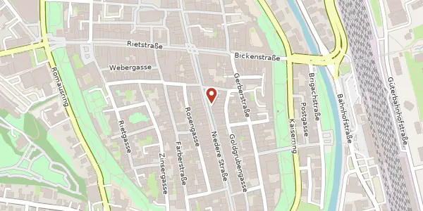 Karte der Umgebung von Niedere Straße 19, 78050 Villingen-Schwenningen