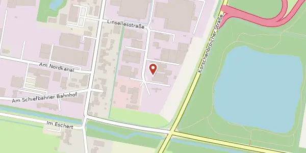 Karte der Umgebung von Linsellesstr. 109, 47877 Willich