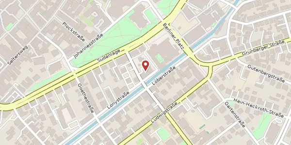 Karte der Umgebung von Bismarckstr. 5, 35390 Gießen