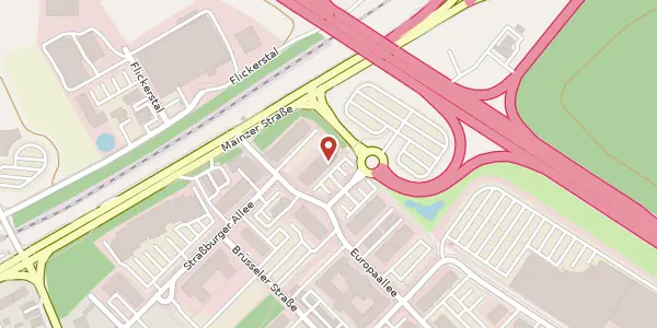 Karte der Umgebung von Europaallee 5, 67657 Kaiserslautern