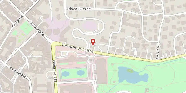 Karte der Umgebung von Sonnenberger Str. 14, 65193 Wiesbaden