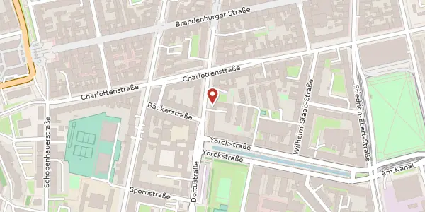 Karte der Umgebung von Dortustraße 48, 14467 Potsdam
