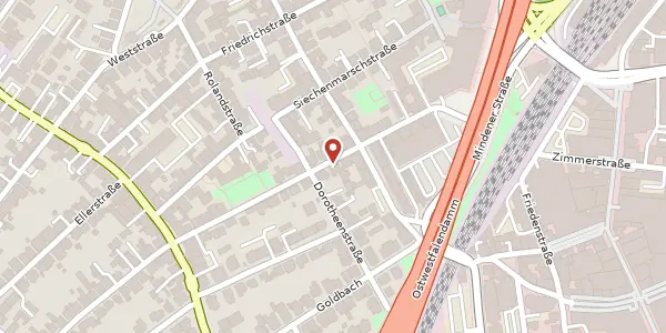 Karte der Umgebung von Große-Kurfürsten-Str. 62, 33615 Bielefeld