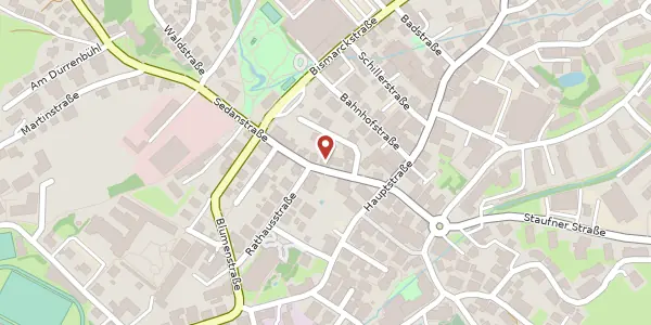Karte der Umgebung von Sedanstr. 4, 88161 Lindenberg