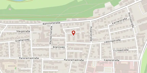 Karte der Umgebung von Paul-Gerhardt-Straße 7, 74321 Bietigheim-Bissingen