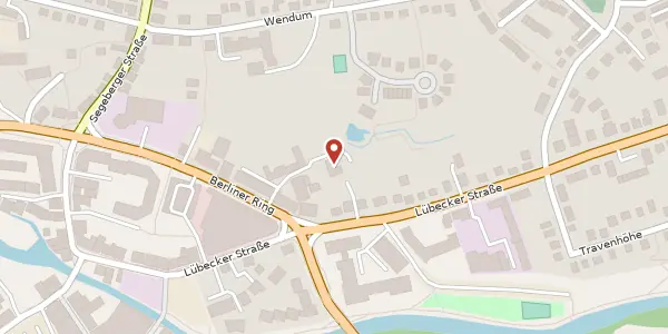 Karte der Umgebung von Lübecker Straße 41a, 23843 Bad Oldesloe