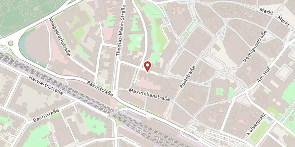 Karte der Umgebung von Münsterstraße 6, 53111 Bonn
