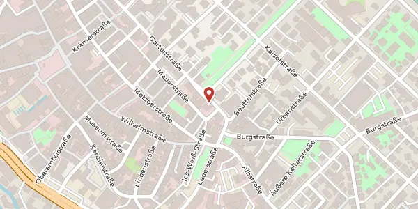Karte der Umgebung von Gartenstraße 54, 72764 Reutlingen