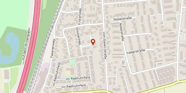 Karte der Umgebung von Drosselweg 24 a, 53757 Sankt Augustin