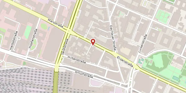 Karte der Umgebung von Marsstr. 13, 80335 München