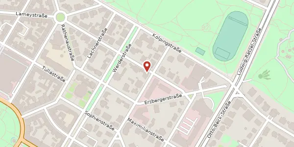 Karte der Umgebung von Viktoriastr. 28, 68165 Mannheim