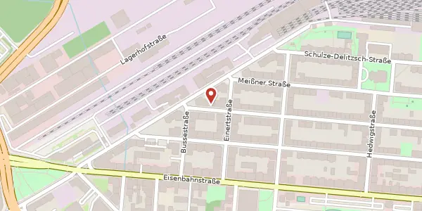 Karte der Umgebung von Mariannenstraße 1, 04315 Leipzig