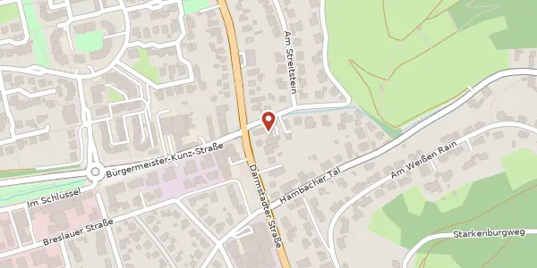 Karte der Umgebung von Darmstädter Str. 69b, 64646 Heppenheim