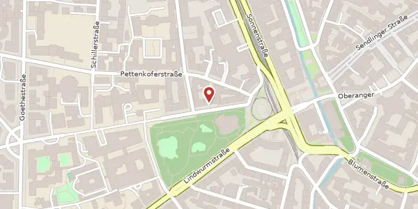 Karte der Umgebung von Nußbaumstr. 8, 80336 München