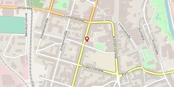 Karte der Umgebung von Marienstraße 53, 95028 Hof