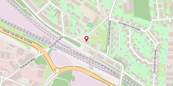 Karte der Umgebung von Pater-Gordian-Straße 32, 04159 Leipzig