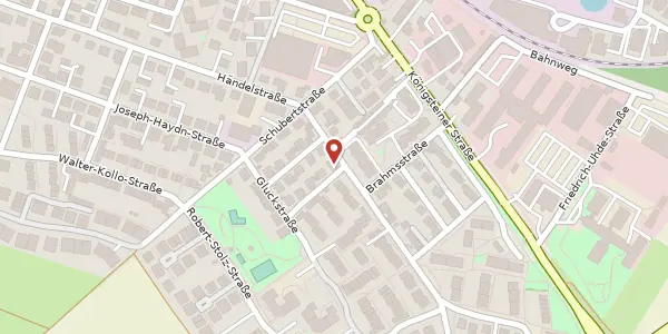 Karte der Umgebung von Mozartstr. 6a, 65812 Bad Soden