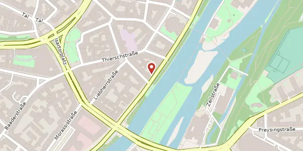 Karte der Umgebung von Steinsdorfstr. 14, 80538 München