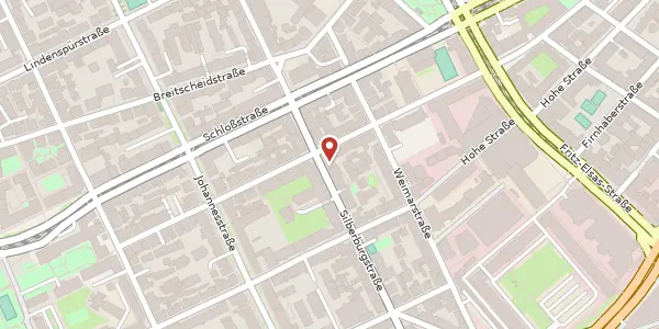 Karte der Umgebung von Silberburgstraße 121, 70176 Stuttgart