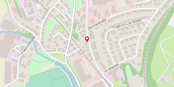 Karte der Umgebung von Ermelesstraße 53, 72379 Hechingen