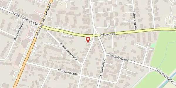 Karte der Umgebung von Mittelstraße 1, 29227 Celle