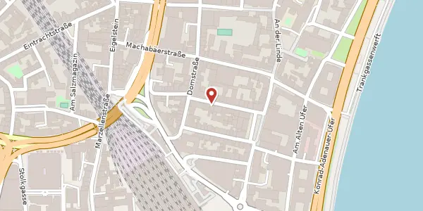 Karte der Umgebung von Jakordenstraße 8, 50668 Köln