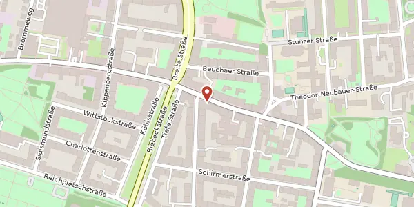 Karte der Umgebung von Zweinaundorfer Straße 2, 04318 Leipzig