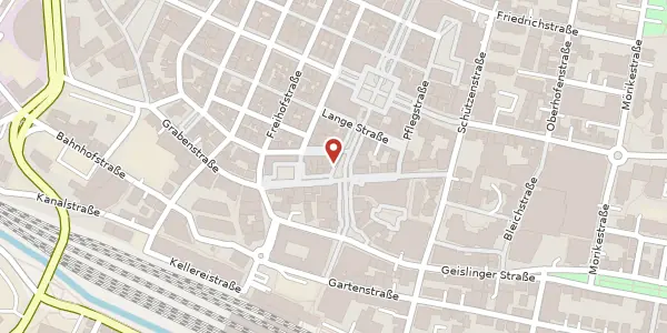 Karte der Umgebung von Marktstraße 14, 73033 Göppingen