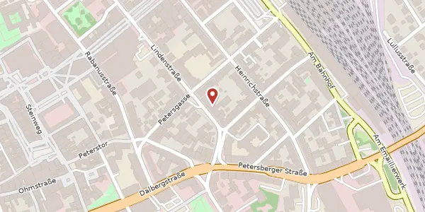 Karte der Umgebung von Lindenstraße 33 a, 36037 Fulda