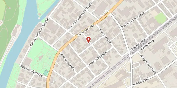 Karte der Umgebung von Philippstraße 6, 55543 Bad Kreuznach