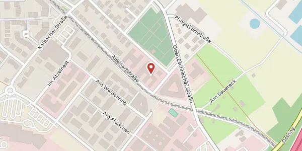 Karte der Umgebung von Gartenstr. 27, 61352 Bad Homburg