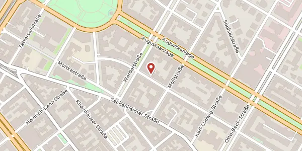 Karte der Umgebung von Richard-Wagner-Straße 13, 68165 Mannheim
